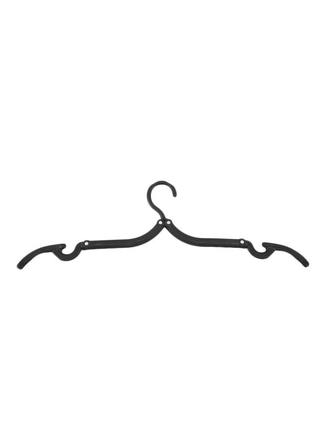 علاقة قابلة للطي لخزانة الملابس أسود 13x6.5x1.5سم - Image 1
