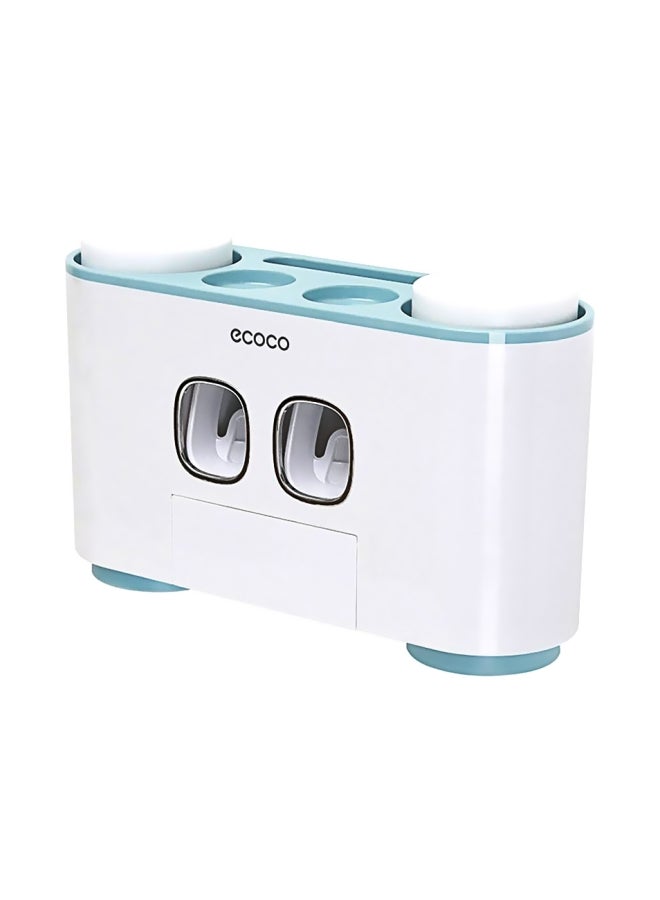 Generic Wall Mount Toothbrush Holder White/Blue 27x18x9.5cm  - Image 1