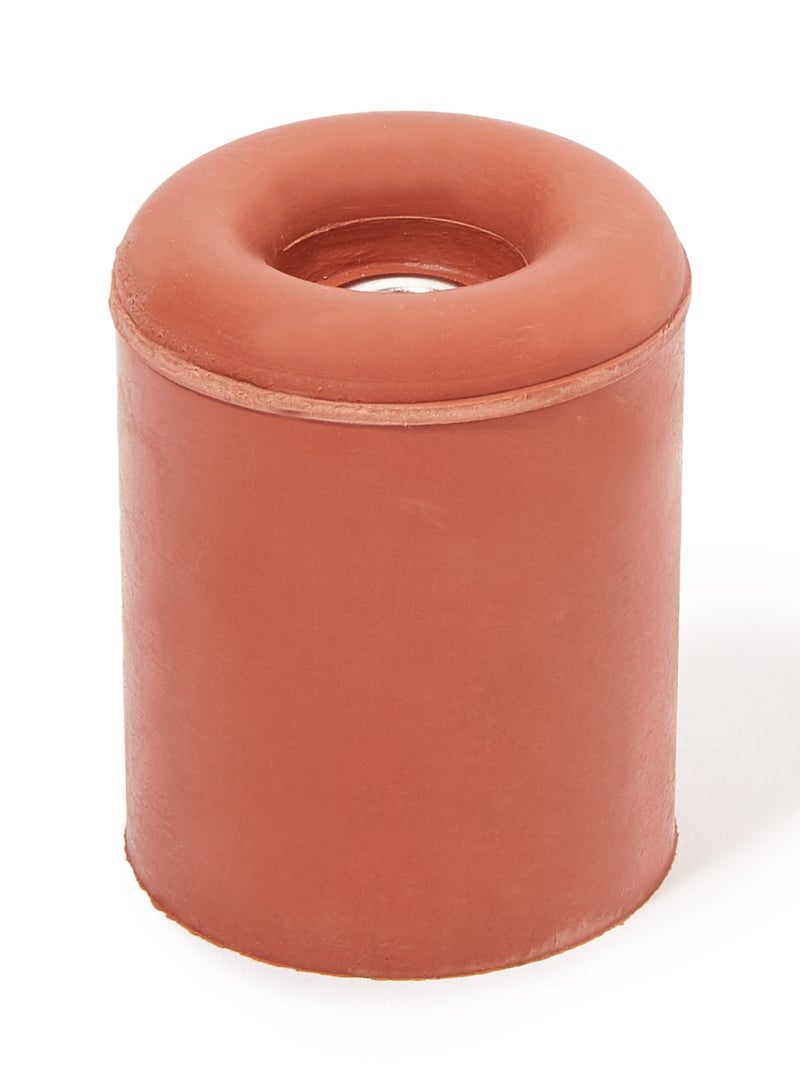 Rubber Round Door Stopper Red 4.5 X 3.5 X 3cm - Image 1