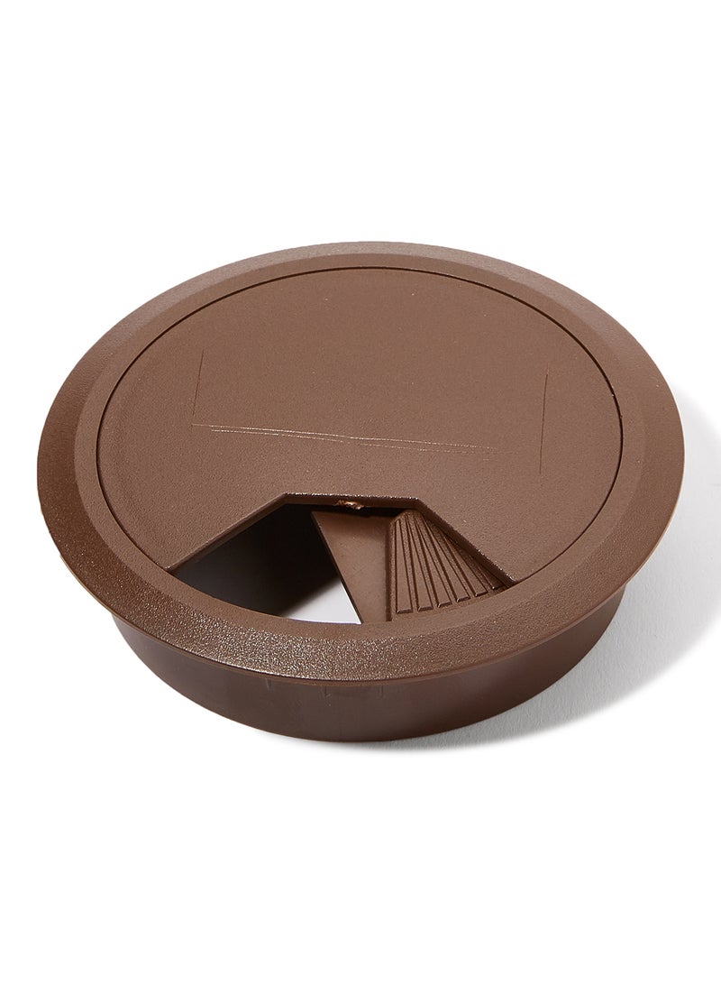 Cable Hole Cover For Table Brown 9 X 9 X 2cm  - Image 2