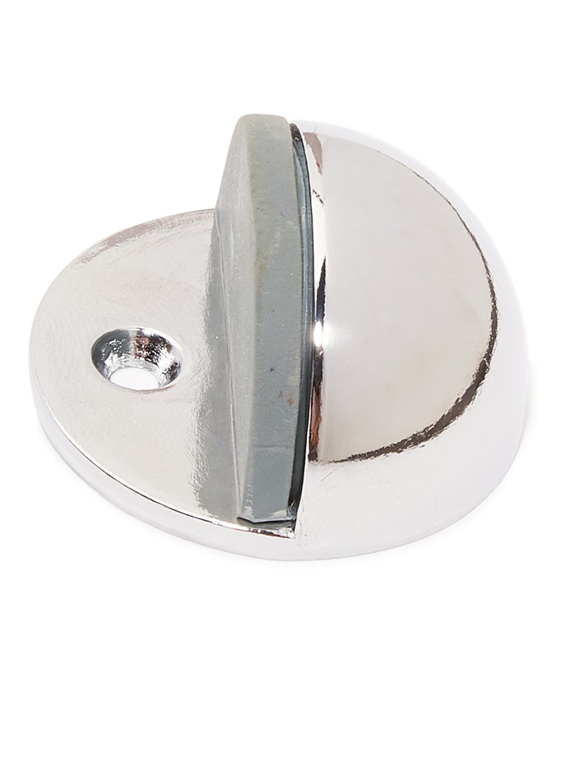 Half Round Door Stopper Silver 4 X 3 X 2centimeter  - Image 1