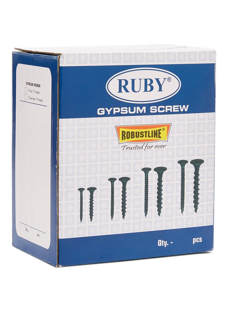 ROBUSTLINE 900-Piece Multi Usable Gypsum Coarse Thread Screw Set Grey 3/4 x 6inch - Image 2