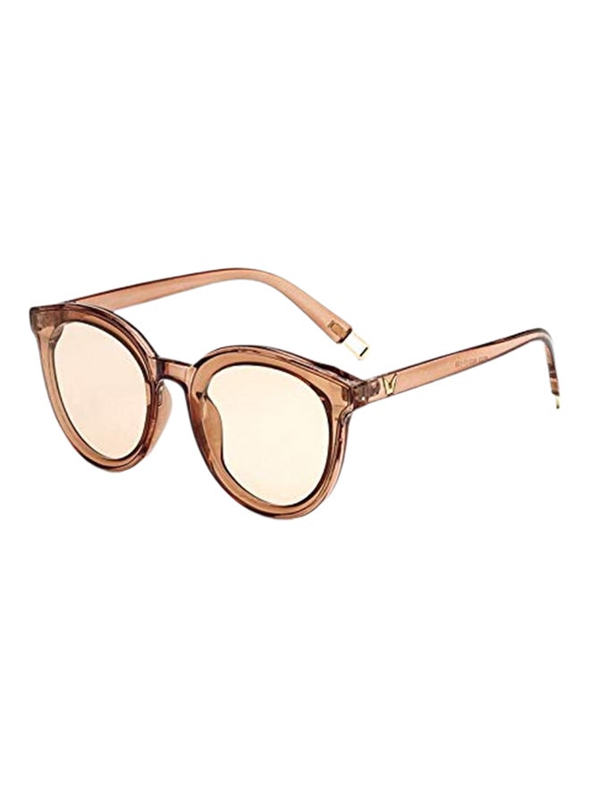 Retro Fashion Oval UV Protection Metal Sunglasses - Image 2