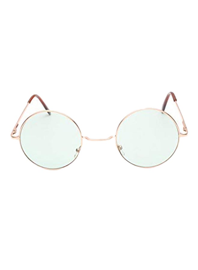 Retro Mirror Round Frame Sunglasses