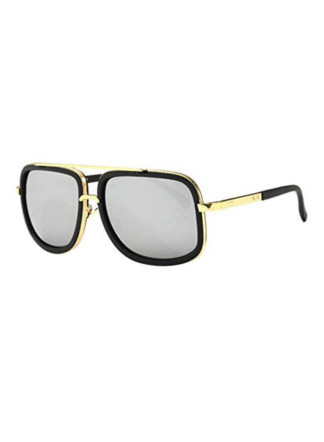 Fashion Square Double Bridge Retro Vintage Sport Sunglasses- - Image 2