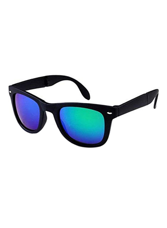 Men's Vintage Style Foldable Square Sunglasses With Box - Image 1
