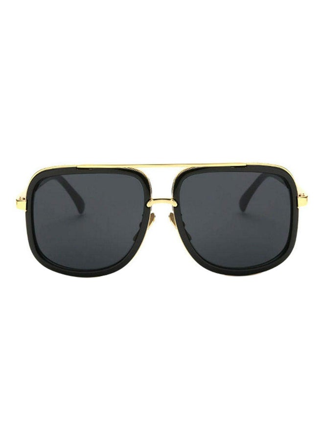 Square Double Bridge Retro Sunglasses - Image 1
