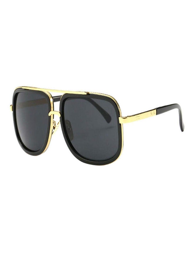 Square Double Bridge Retro Sunglasses - Image 2