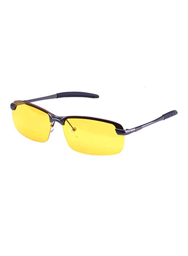 Men's Polarized Rectangle Frame Sunglasses