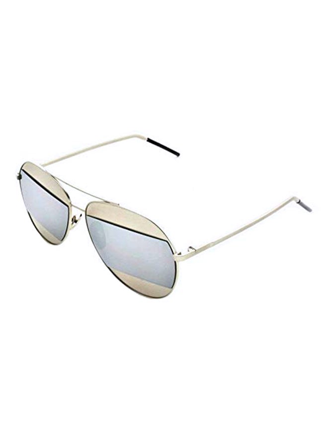 Women's Polarized Split Style Pilot Sunglasses - Image 2
