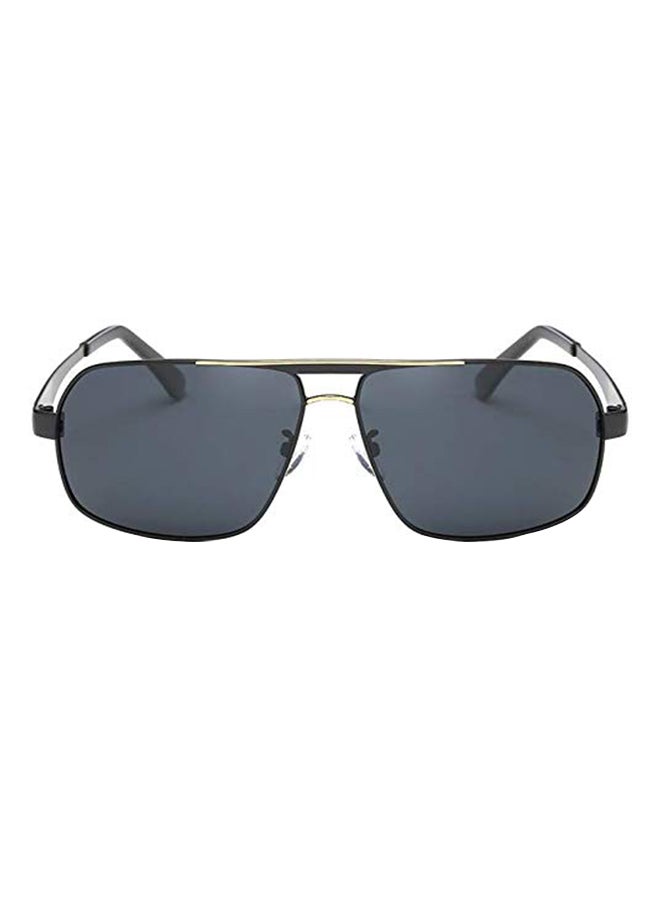 Rectangular UV Protection Metal Sunglasses - Image 1