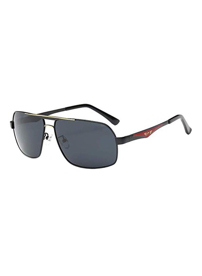 Rectangular UV Protection Metal Sunglasses - Image 2