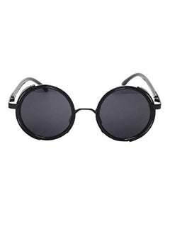 Retro Round Frame Steampunk Sunglasses