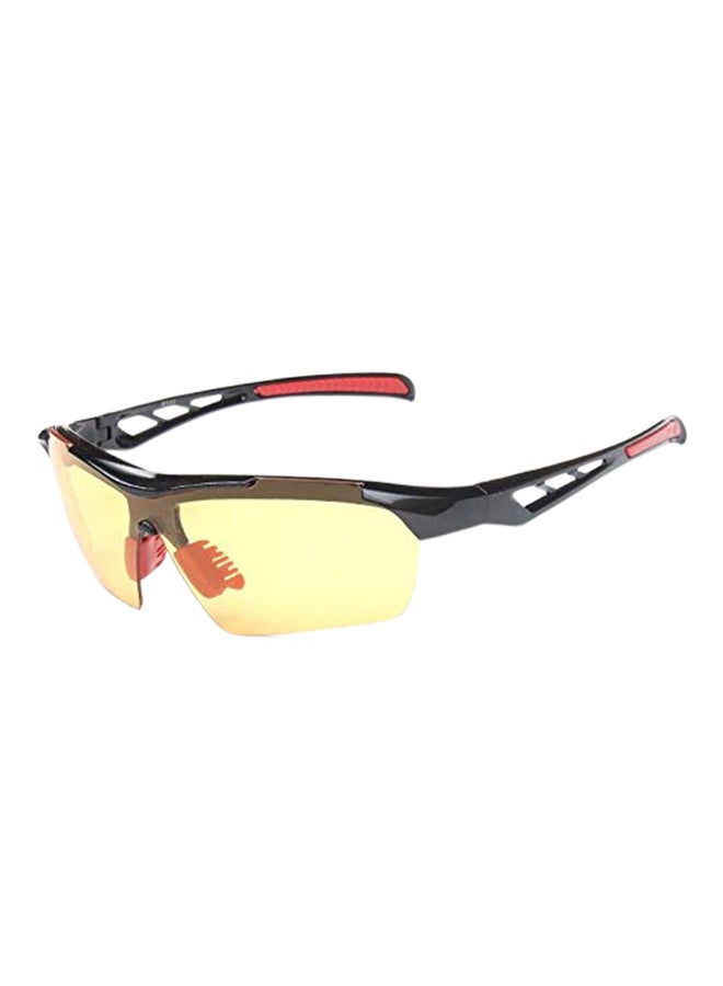 Men's Polarized Night Vision Wrap Sunglasses - Image 1