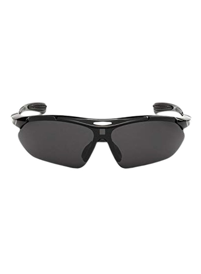 Sport Mirrored Plastic Sunglasses - Image 1