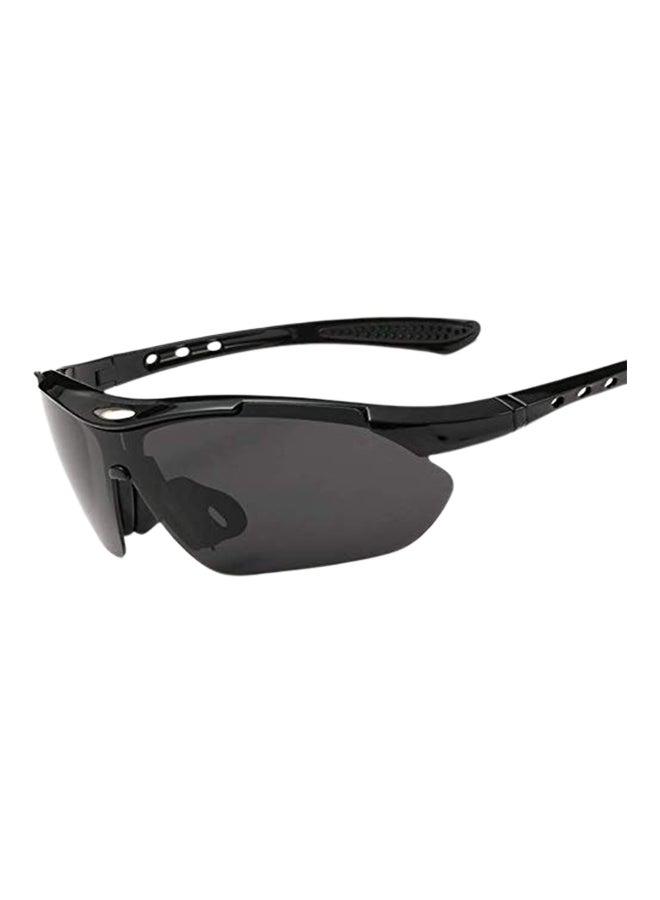 Sport Mirrored Plastic Sunglasses - Image 2