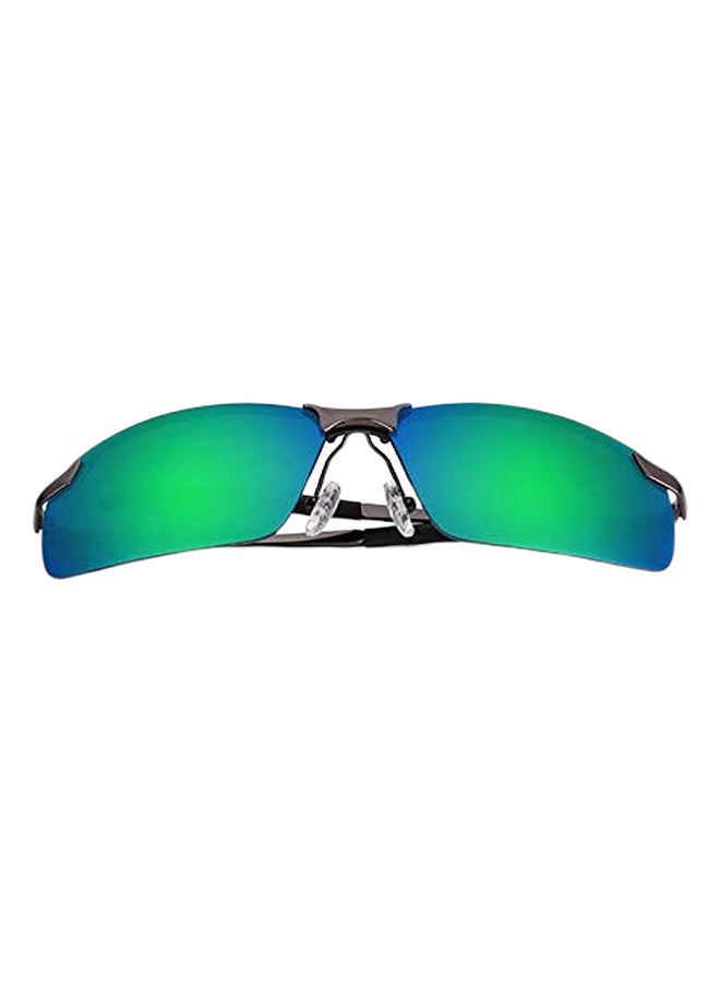 Men's Oval Shape Polarized Sunglasses - Image 1