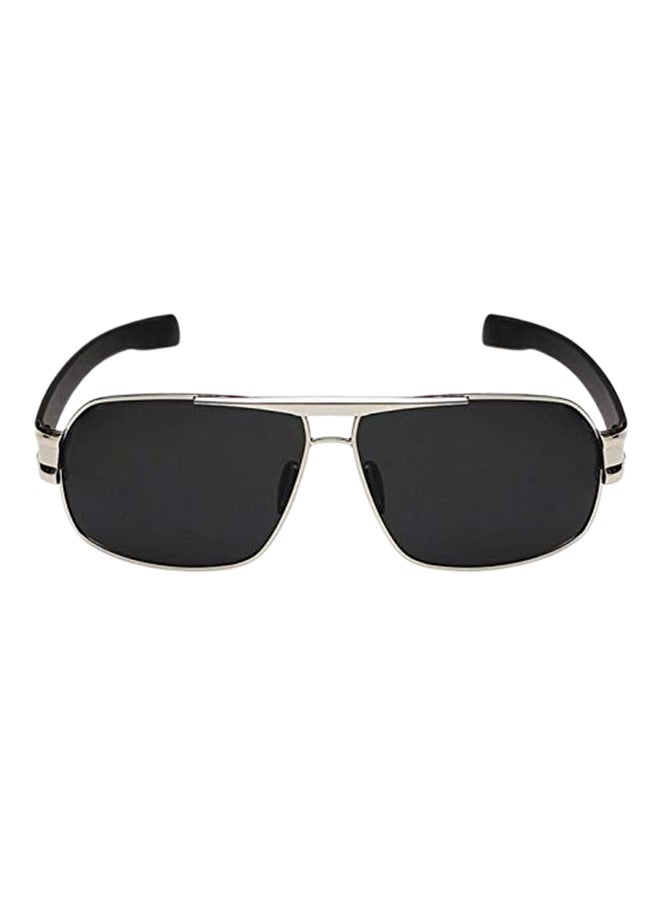 Men's Wrap Polarized Wood Sunglasses - Image 1