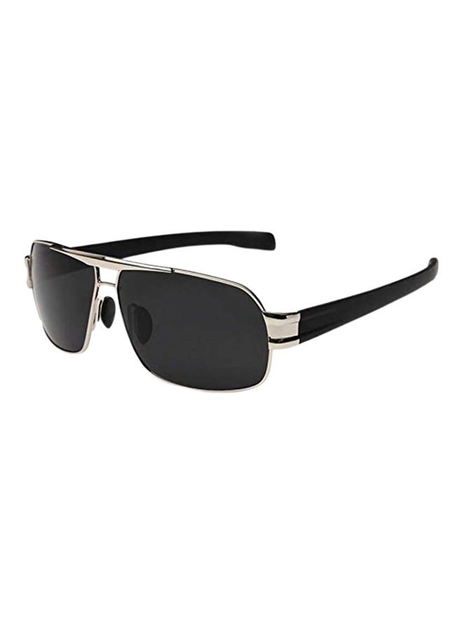 Men's Wrap Polarized Wood Sunglasses - Image 2