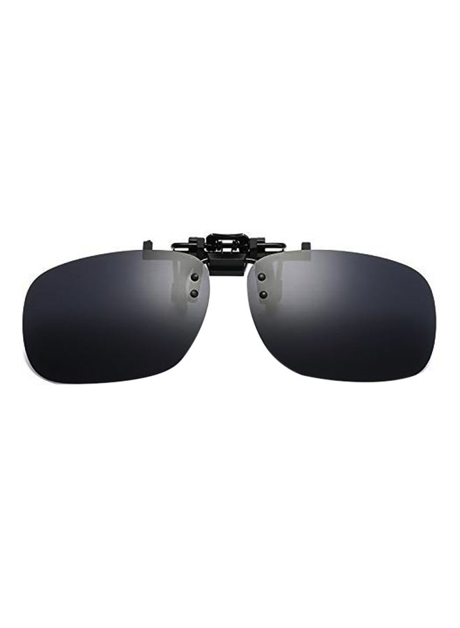Men's Polarized Night Vision Mirror Clip On Sunglasses