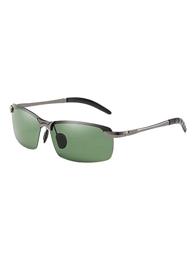 Men's Stylish Semi Rimless Sunglasses - Image 2