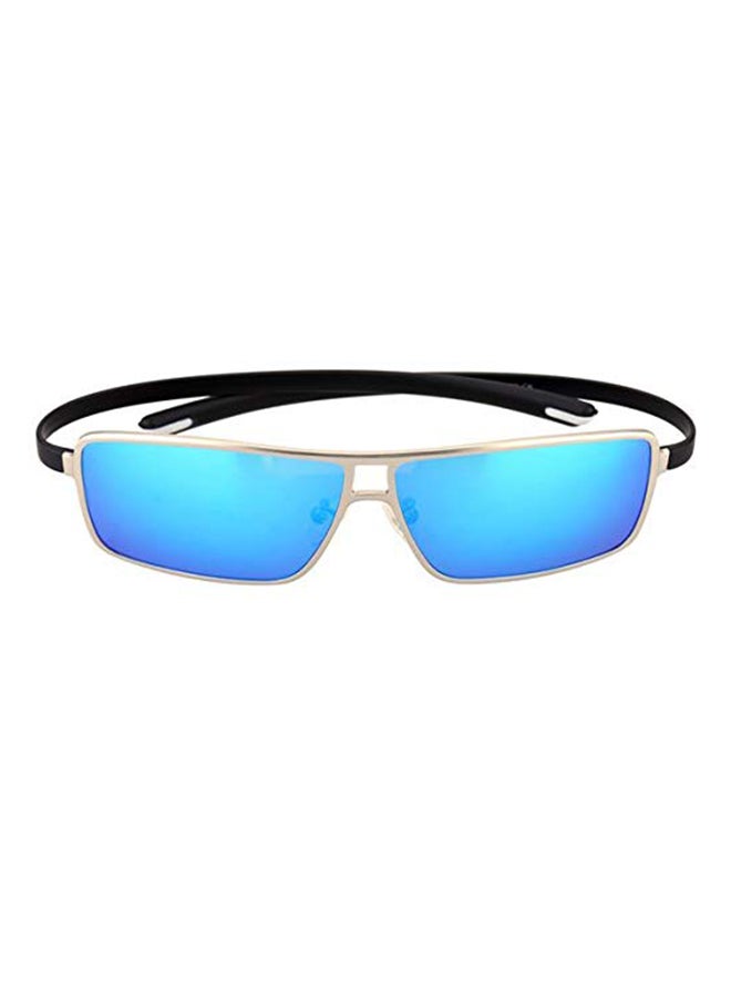 Men's UV Protection Rectangle Sunglasses - Image 1