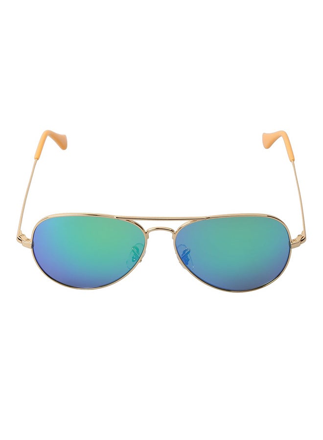 Oval UV Protection Metal Sunglasses - Image 1