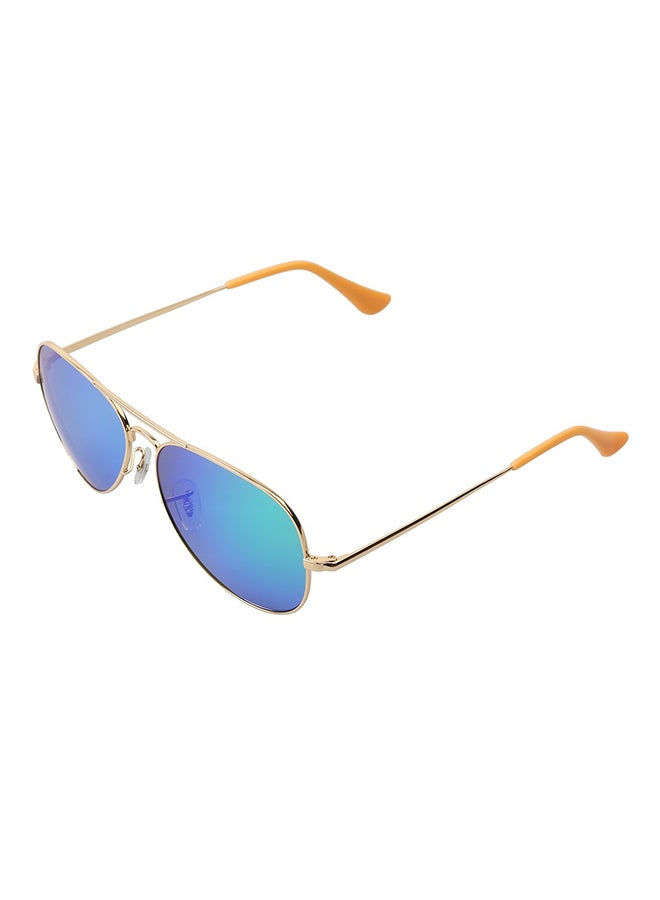 Oval UV Protection Metal Sunglasses - Image 2