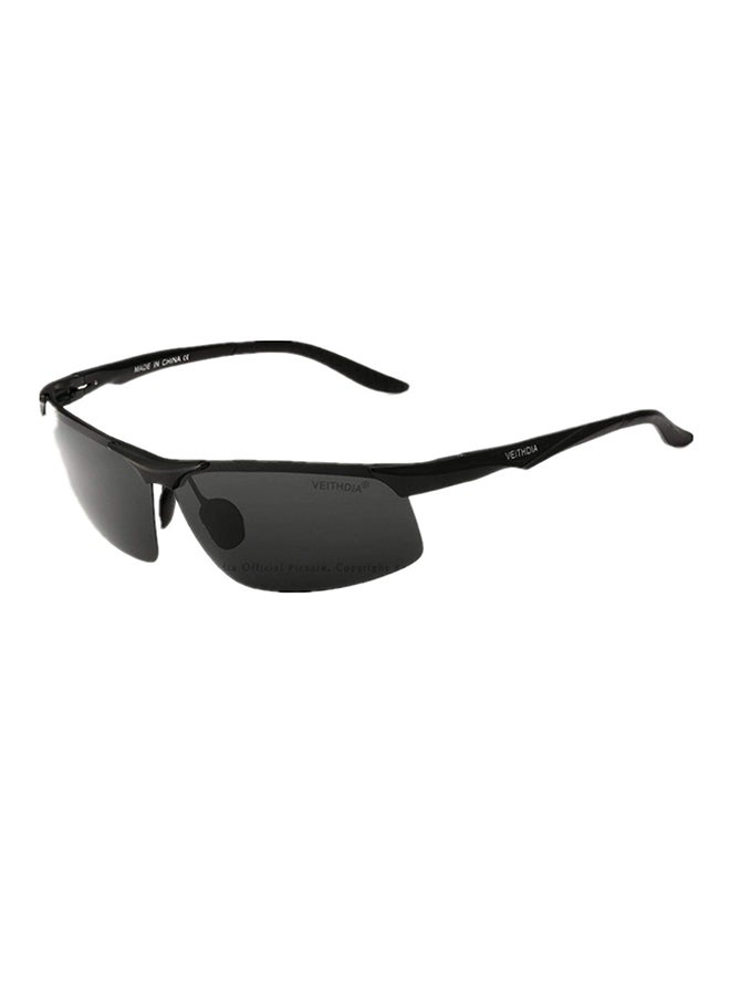 Men's Oakley Men's Wrap Polarized Alloy Sunglasses - Image 2