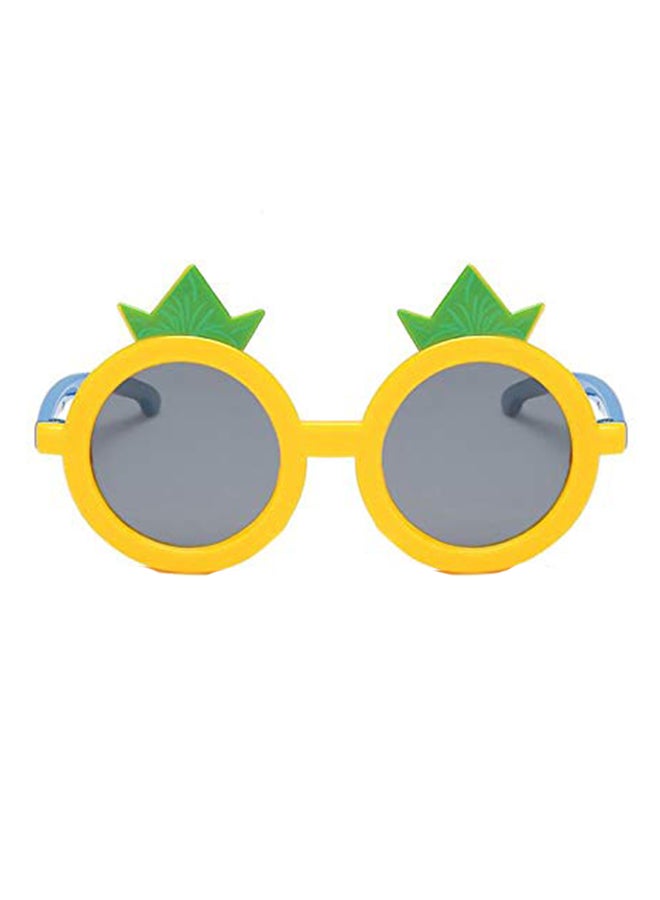 Kids' Polarized UV Protection Pineapple Shape Round Sunglasses - Image 2