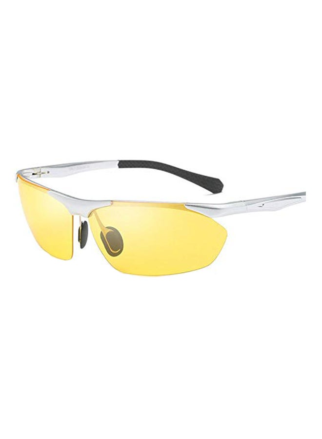 Men's Polarized Anti-Glare Wrap Sunglasses - Image 2