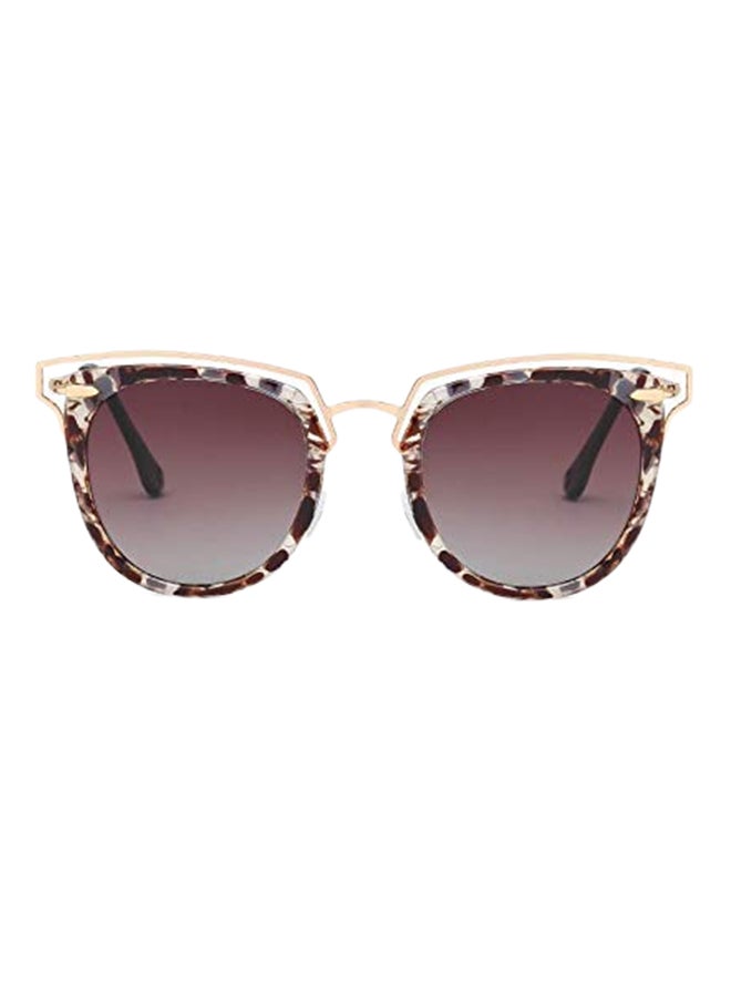Polarized Classic Oval Frame Sunglasses - Image 1