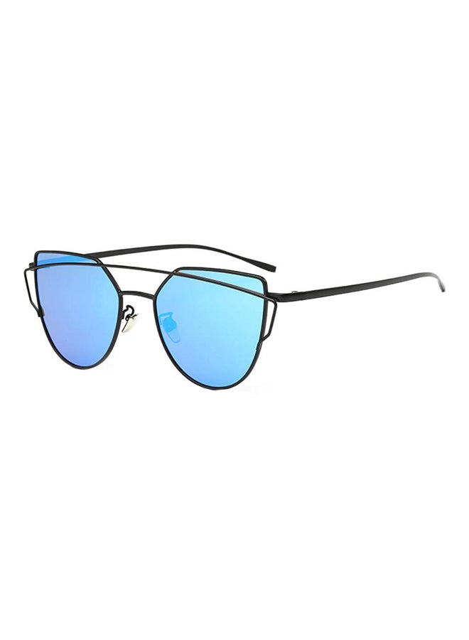 Women's Mirrored Cat Eye Frame Sunglasses - Image 2