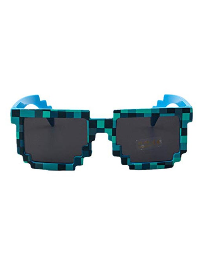 Generic - Kids' Pixel Novelty Retro Gamer Geek Rectangle Sunglasses - Image 1