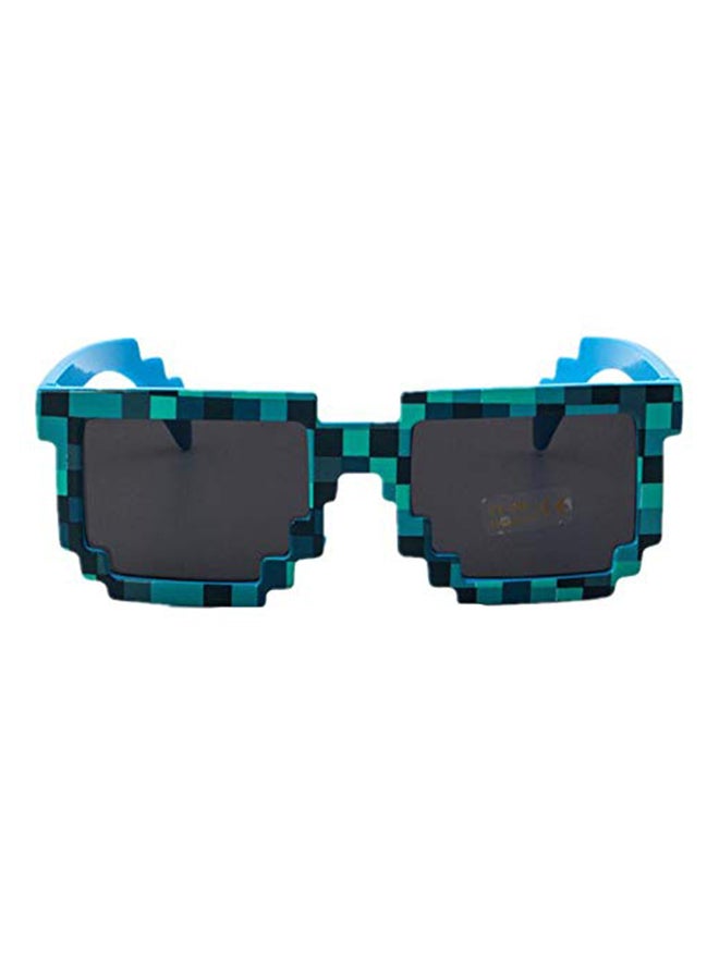 Kids' Mosaic Design Square Shape Sunglasses
