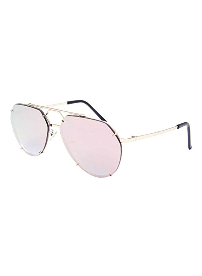Oval Scratch Resistant Metal Sunglasses
