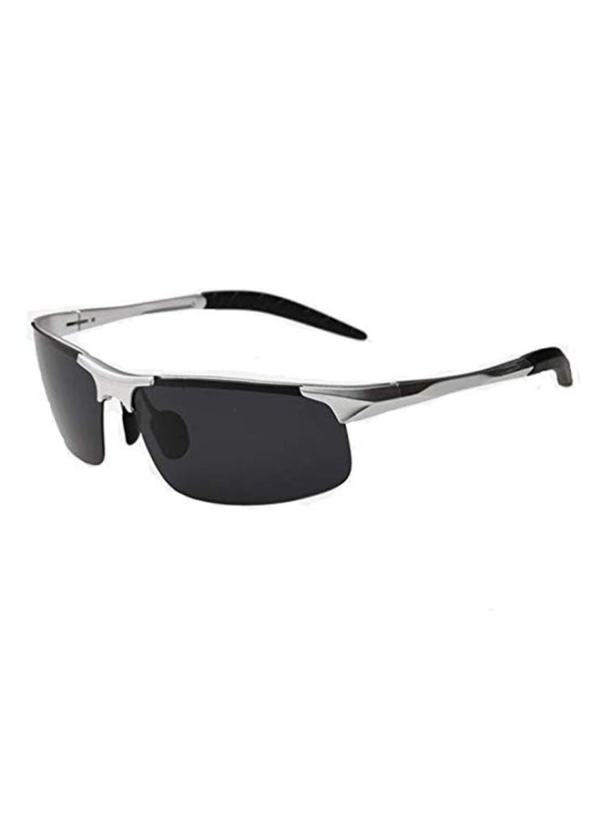 Men's Retro High End Magnesium Rectangular Frame Sunglasses - Image 2