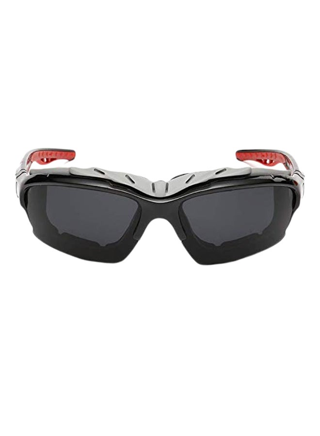 Polarized Wrap Frame Sunglasses