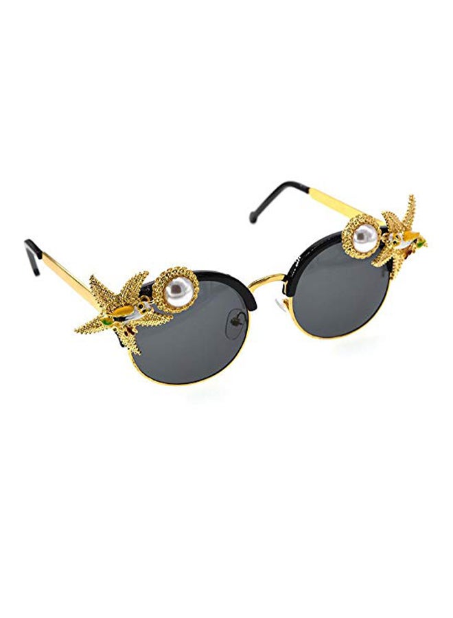Baroque Walk Bird Pattern Sunglasses - Image 2