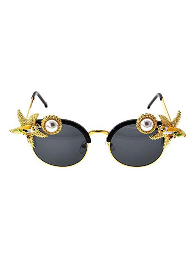 Baroque Walk Bird Pattern Sunglasses - Image 1