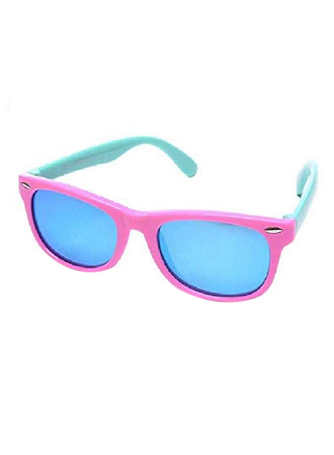 Kids' Square Polarized Flexible Sunglasses With Case - Image 2