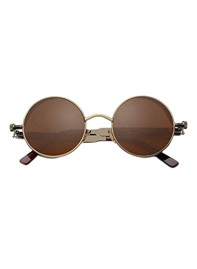 Vintage Retro Fashion Round UV Protection Polycarbonate Sunglasses - Image 1