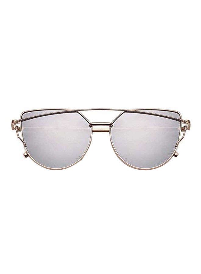Women's Retro Twin-Beams Cat Eye Summer Sunglasses