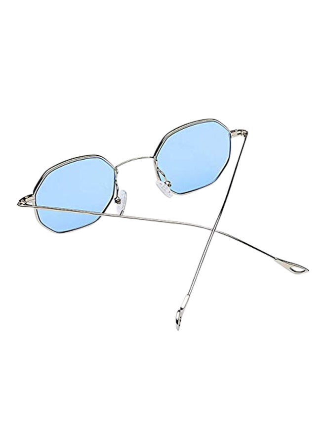 Retro Hexagon Metal Sunglasses - Image 2