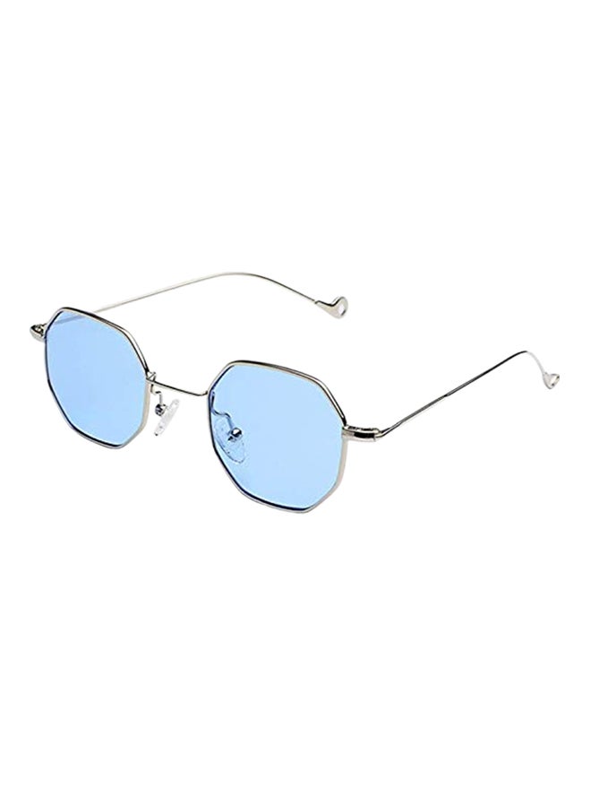 Retro Hexagon Metal Sunglasses - Image 1