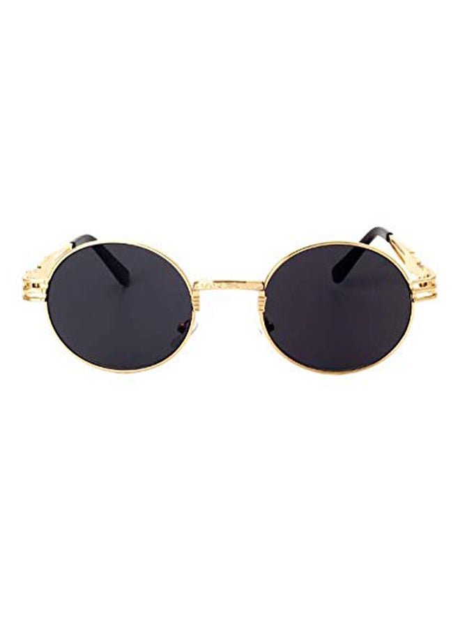 Polarized Vintage Street Snap Round Sunglasses - Image 1