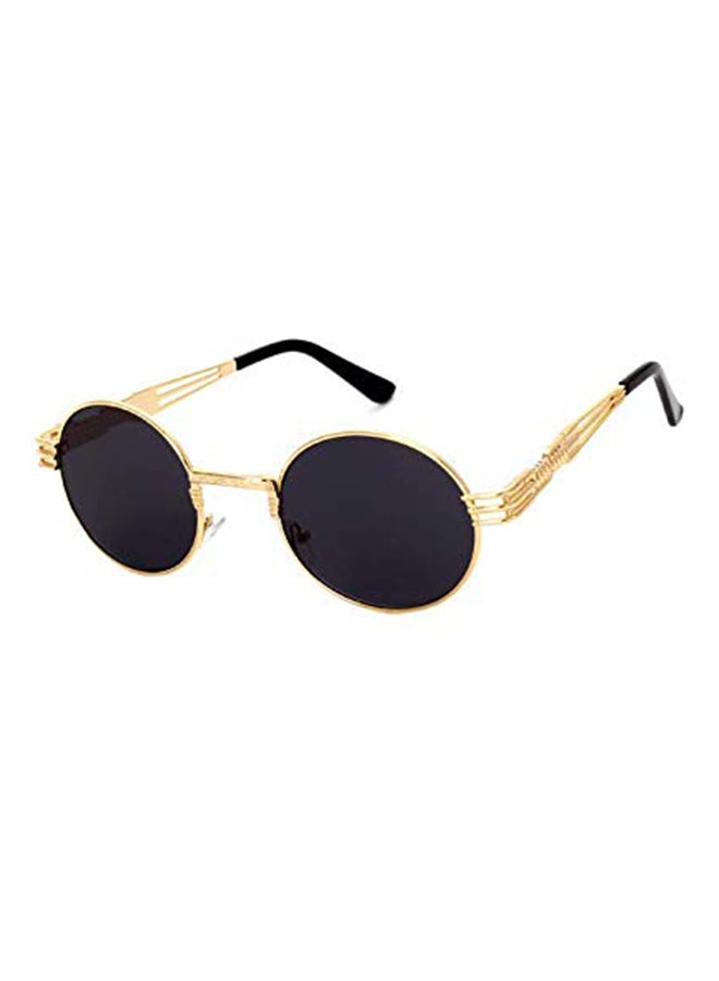 Polarized Vintage Street Snap Round Sunglasses - Image 2