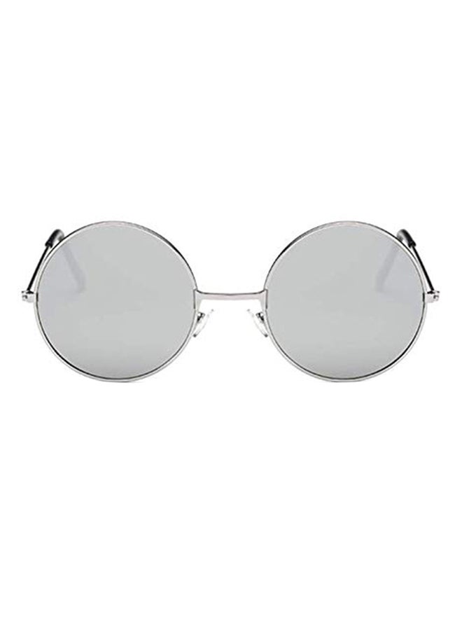 Retro Round Mirror Lens UV 400 Sunglasses - Image 1