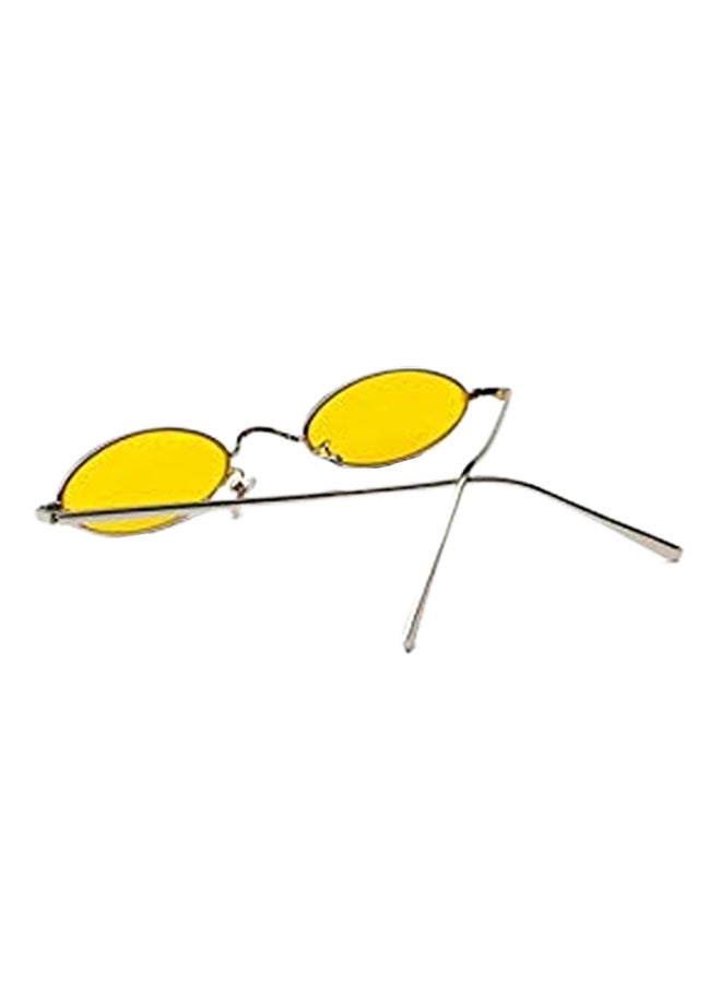 نظارة شمسية بإطار كلاسيكي بيضاوي وعدسات واقية من الأشعة فوق البنفسجية من فئة UV400 - Image 2