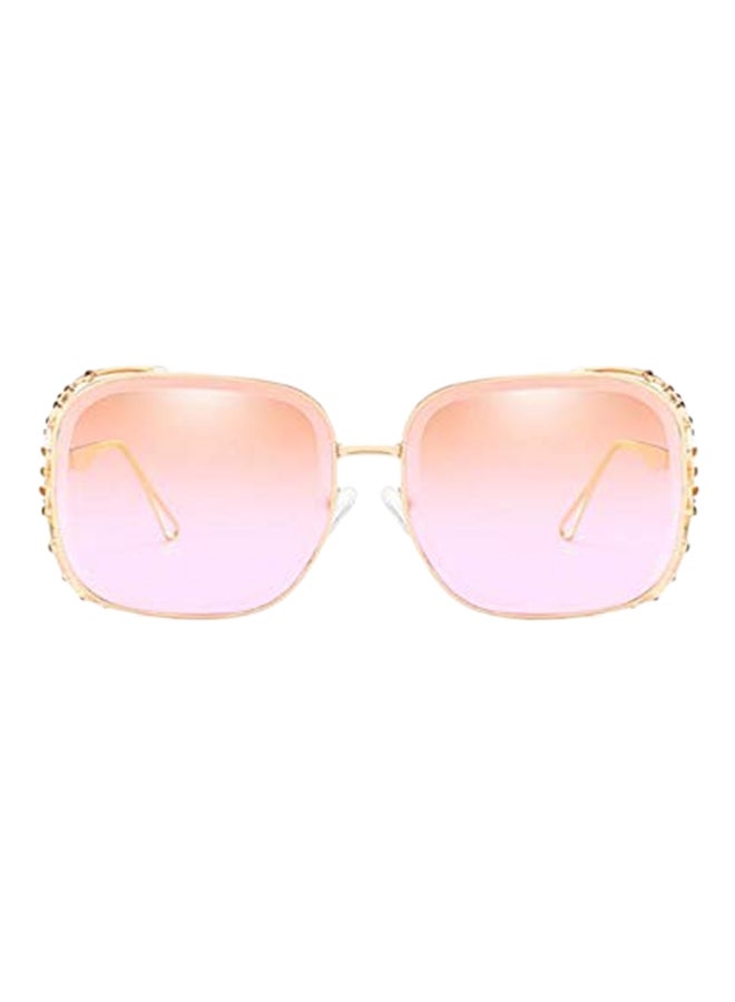 Women's Personality Trend Diamond Crown Decoration Large Frame Sunglasses - Image 1